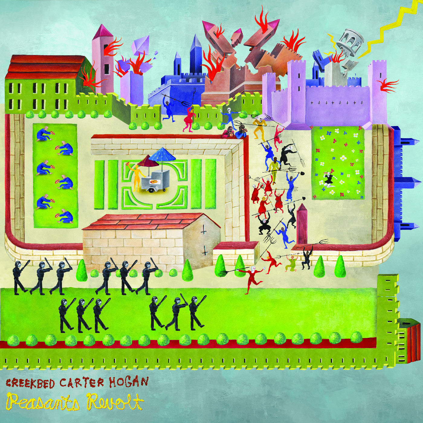 PRE-ORDER: Creekbed Carter Hogan "Peasants Revolt" LP (Indie Exclusive Lime Green Vinyl, SIGNED)