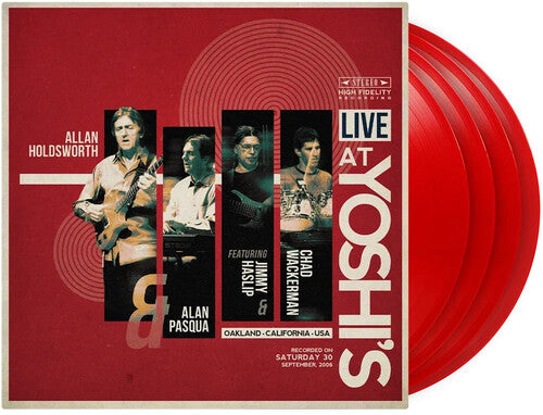 PRE-ORDER: Allan Holdsworth "Live At Yoshi's" 4xLP (180g Translucent Red Vinyl, Import)