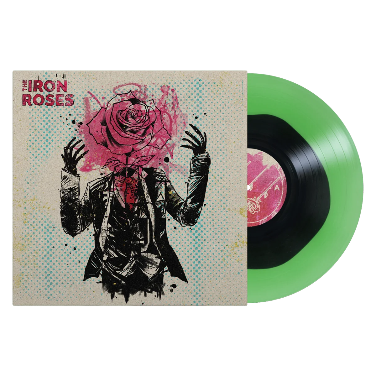 he Iron Roses "The Iron Roses" LP (Black In Green Color Vinyl)