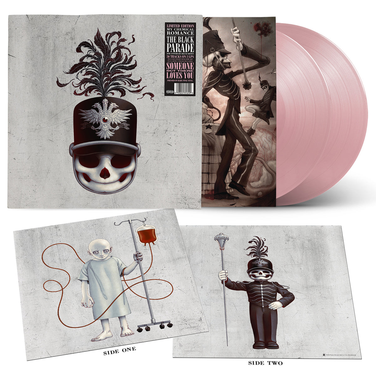 PRE-ORDER: My Chemical Romance "The Black Parade (20th Anniversary Deluxe Edition)" 2xLP (Indie Exclusive Baby Pink Vinyl)