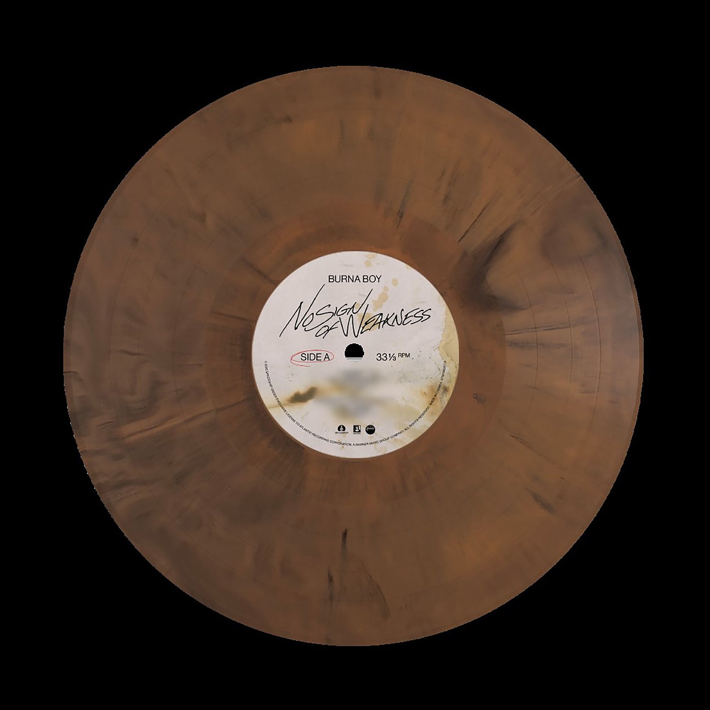 Burna Boy "No Sign of Weakness" LP (Color Vinyl)