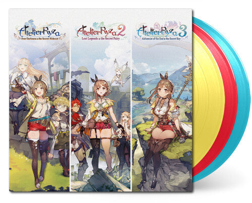 PRE-ORDER: V/A "Atelier Ryza Trilogy (OST)" 3xLP (Lemon, Red, & Light Blue Vinyl)
