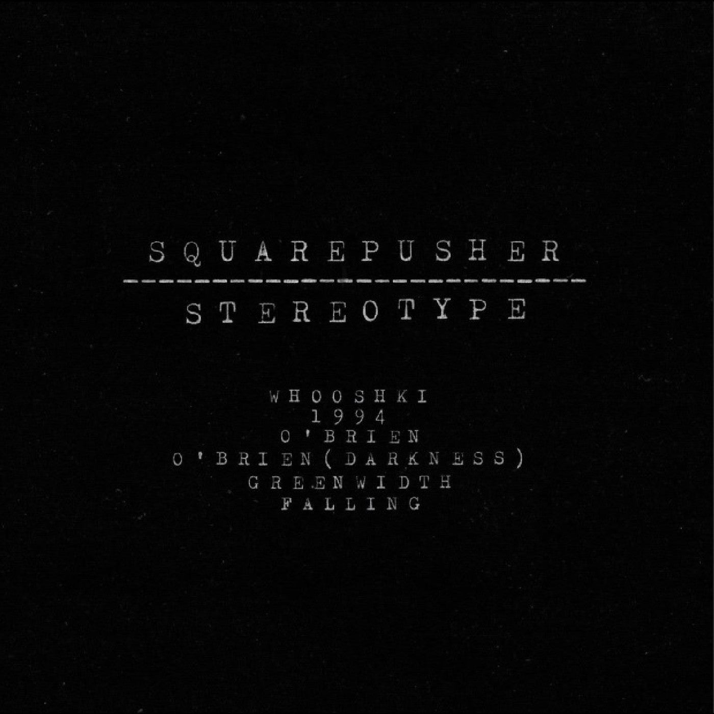 Squarepusher "Stereotype" 2xLP