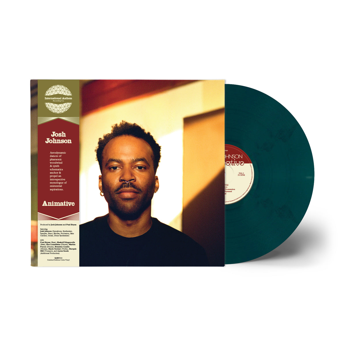 PRE-ORDER: Josh Johnson "Animative" LP (Exospheric Blue Vinyl)