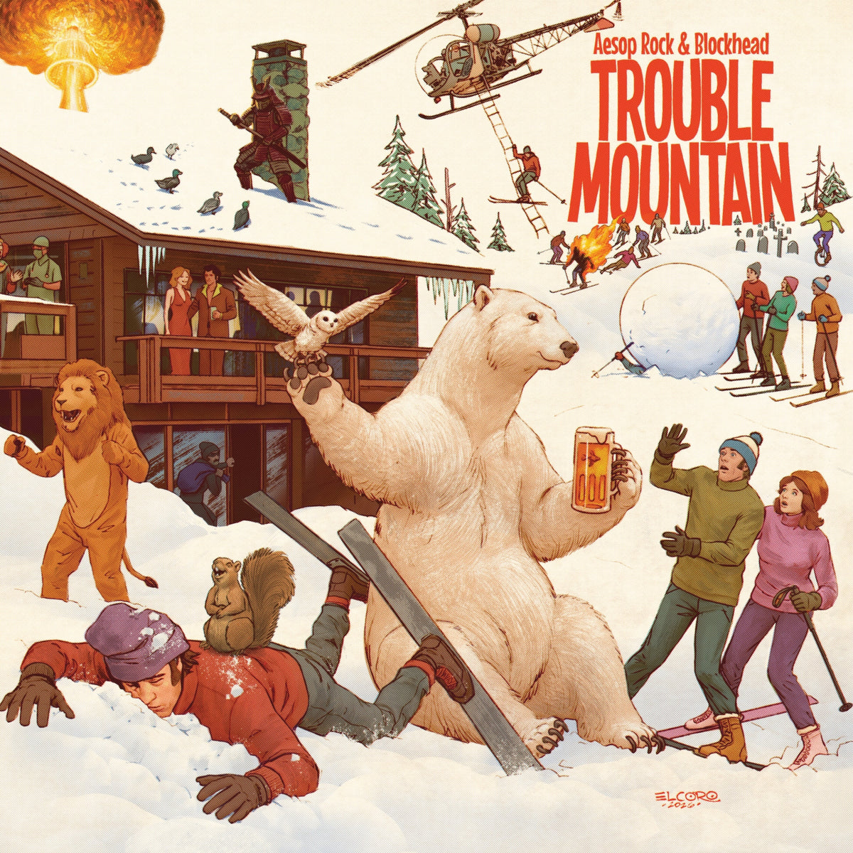 PRE-ORDER: Aesop Rock x Blockhead "Trouble Mountain" CD