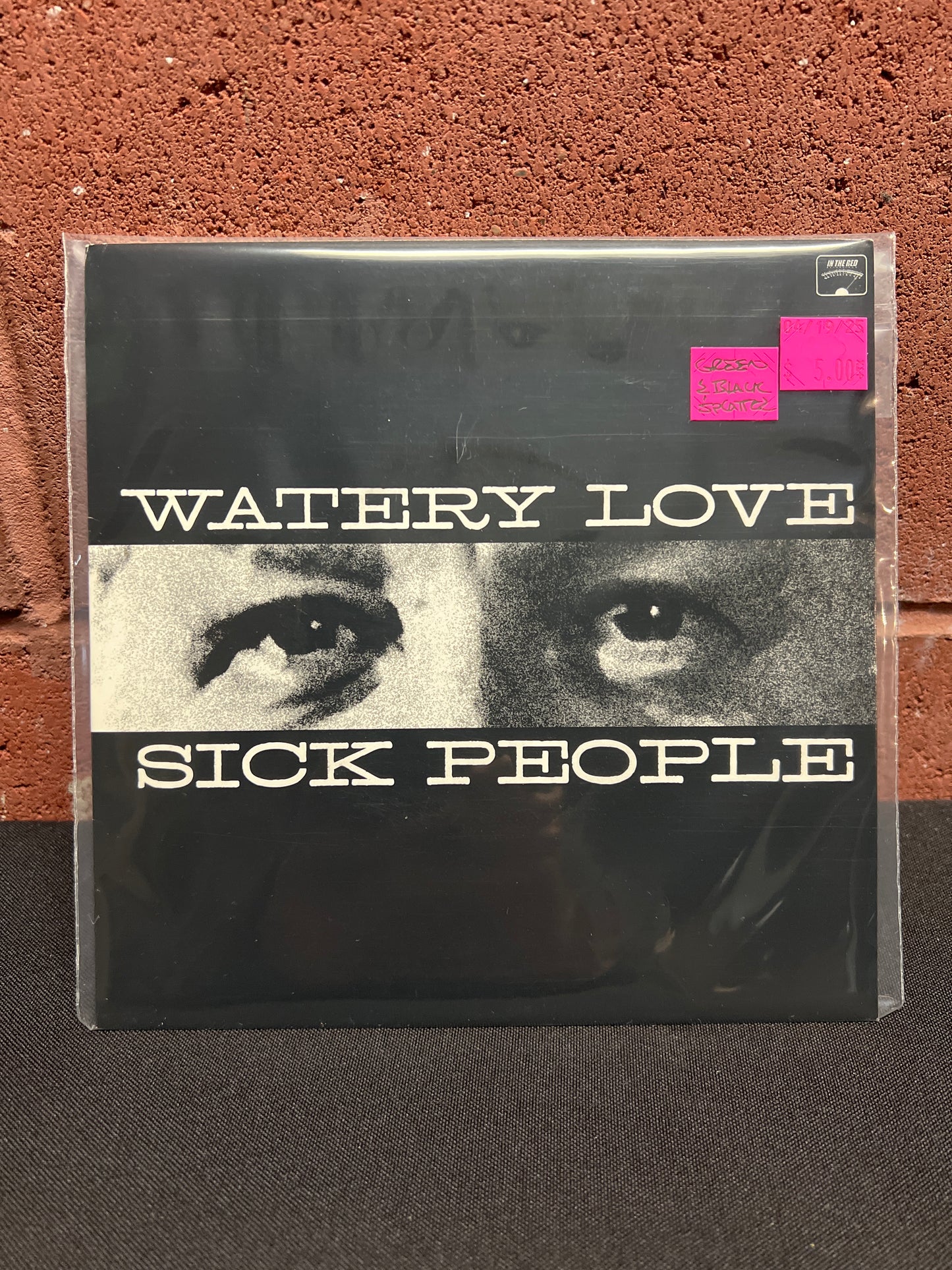 Used Vinyl: Watery Love "Sick People" 7" (Green & Black Splatter Vinyl)
