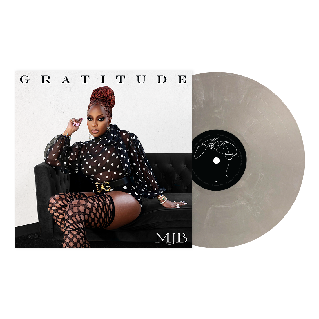 Mary J. Blige "Gratitude" LP (Silver Vinyl)