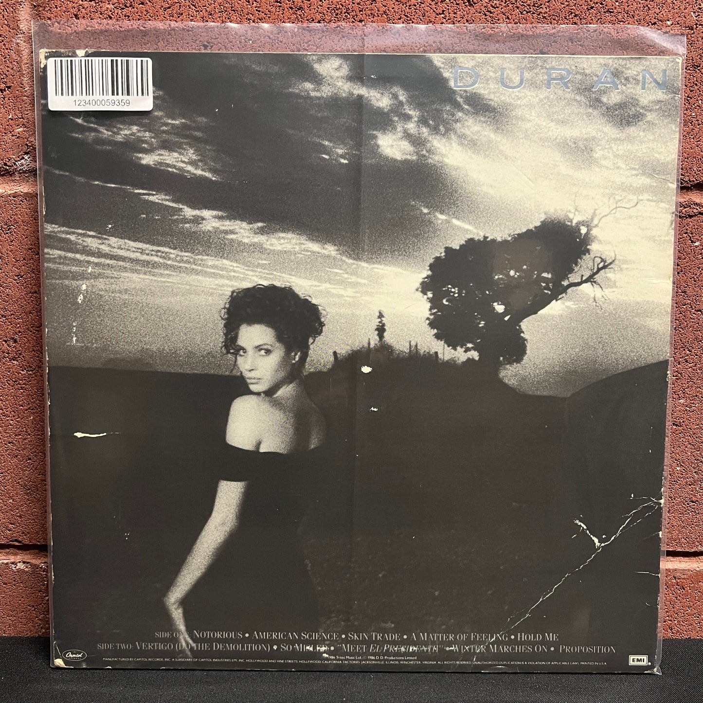 Used Vinyl: Duran Duran "Notorious" LP