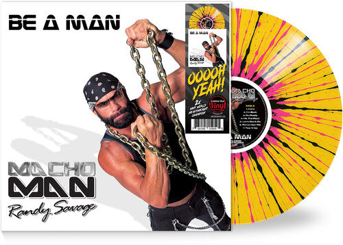 Macho Man Randy Savage "Be a Man" LP ("Sunset Slam" Color Vinyl)