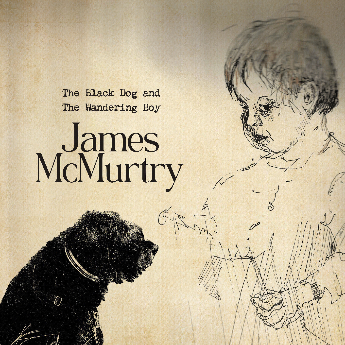 James McMurtry "The Black Dog and the Wandering Boy" LP (Indie Exclusive SIGNED Khaki Vinyl)
