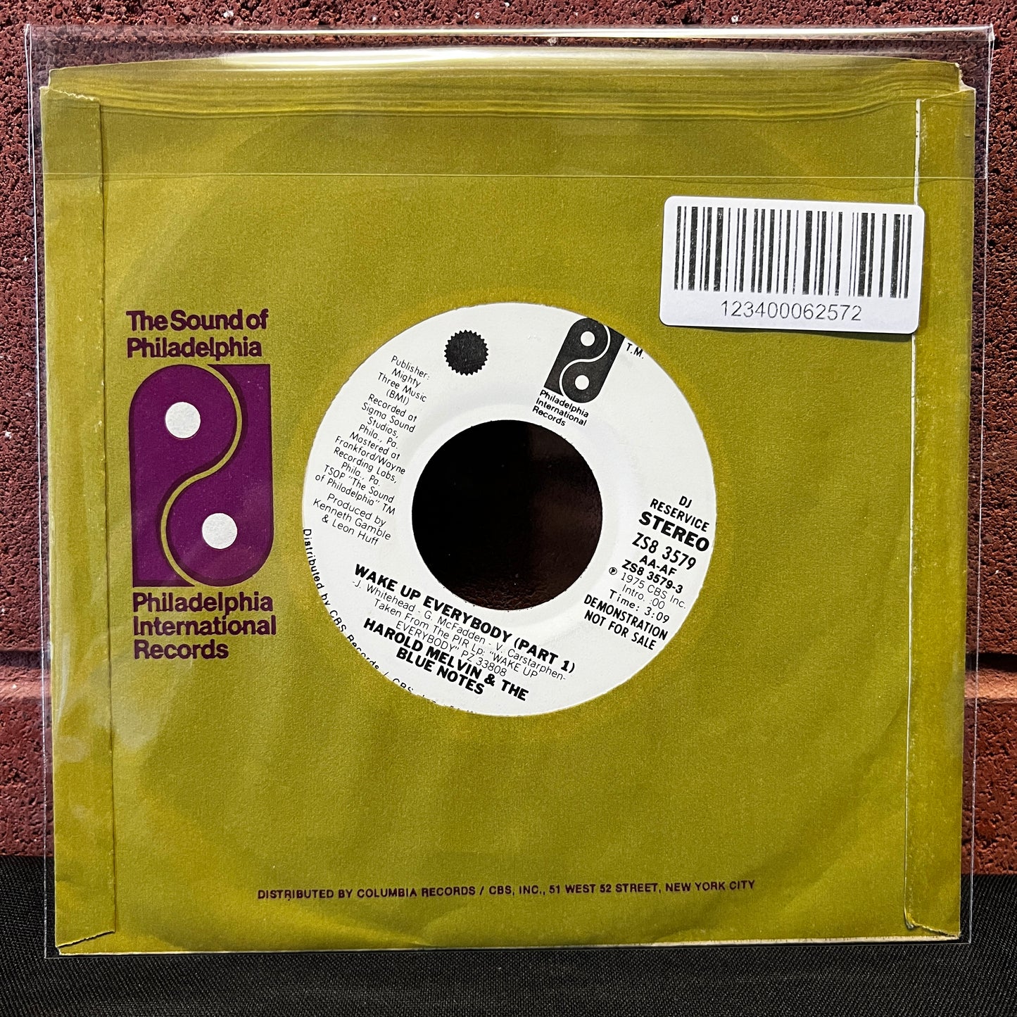 Used Vinyl: Harold Melvin & The Blue Notes "Wake Up Everybody (Part 1)" 7" (White Label Promo)