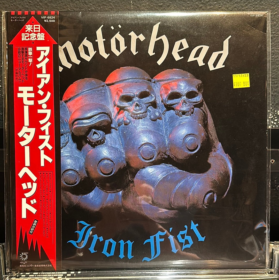 Used Vinyl: Motorhead ”Iron Fist” LP (Japanese Press) – 1-2-3-4 Go