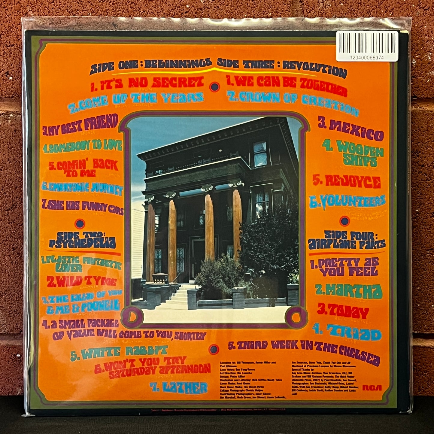 Used Vinyl: Jefferson Airplane "2400 Fulton Street" 2xLP (1987 Press)