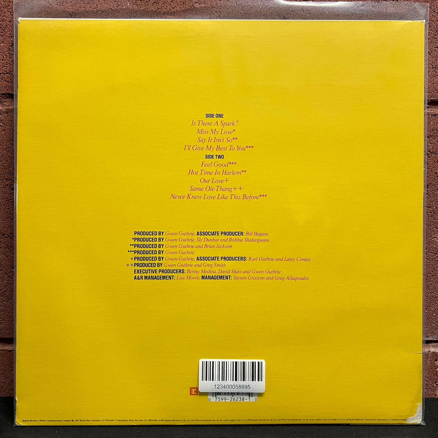 Used Vinyl: Gwen Guthrie "Hot Times" LP