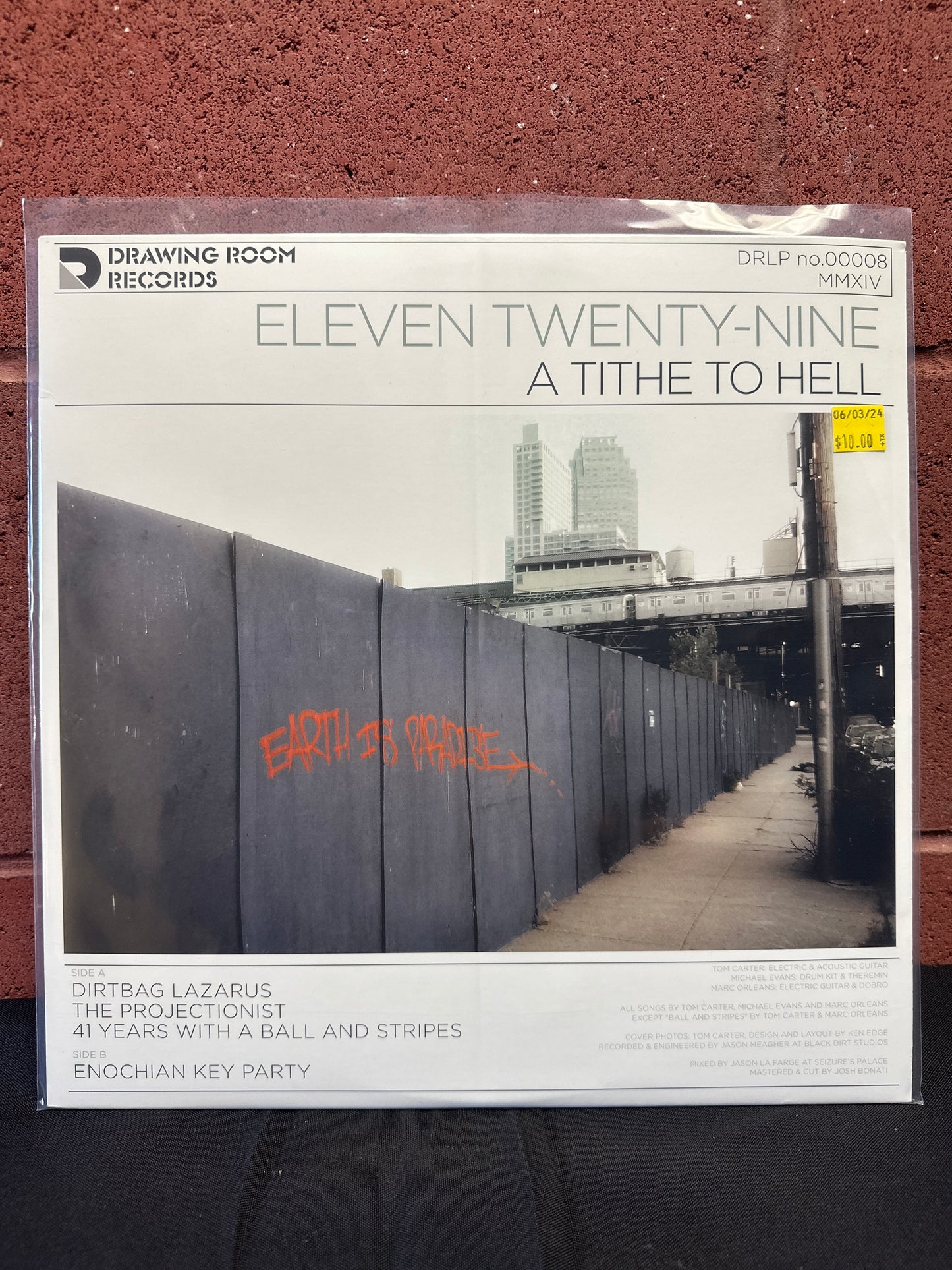 Used Vinyl: Eleven Twenty-Nine "A Tithe To Hell" LP