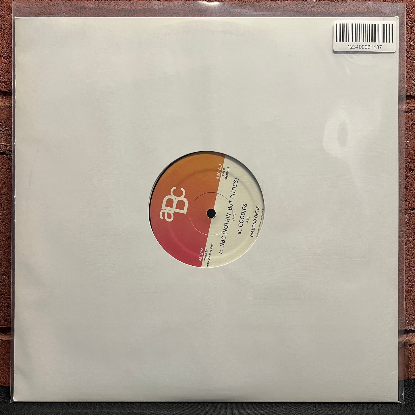 Used Vinyl: Diamond Ortiz "Goodies" 12" (2017 Press)