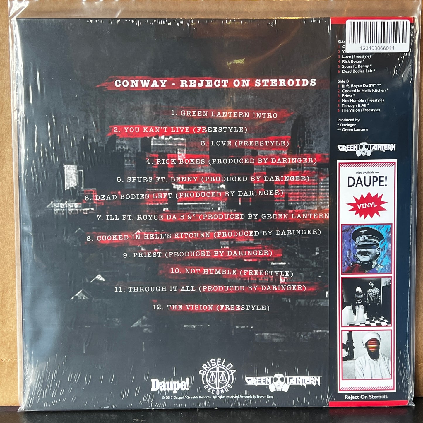 Used Vinyl: Conway "Reject On Steroids" LP (Unofficial Press - Red Vinyl)