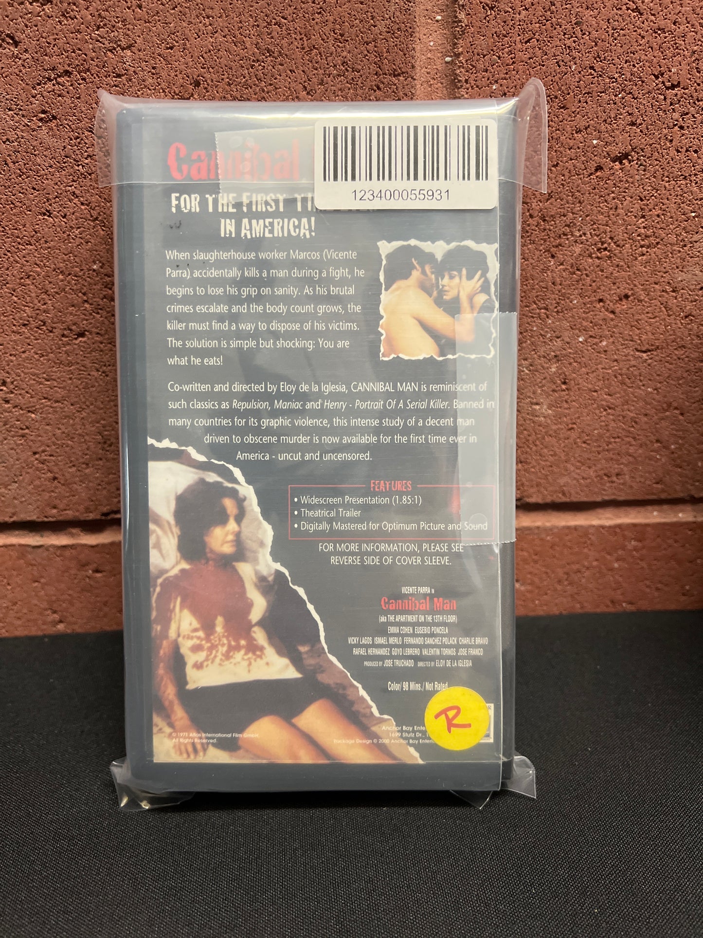 Used VHS: Cannibal Man VHS