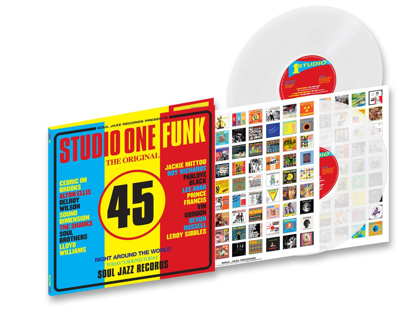 PRE-ORDER: Soul Jazz Records presents "STUDIO ONE FUNK" 2xLP (Clear Vinyl)