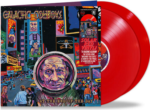 Galactic Cowboys "At the End of the Day" 2xLP (Solar Red Vinyl)