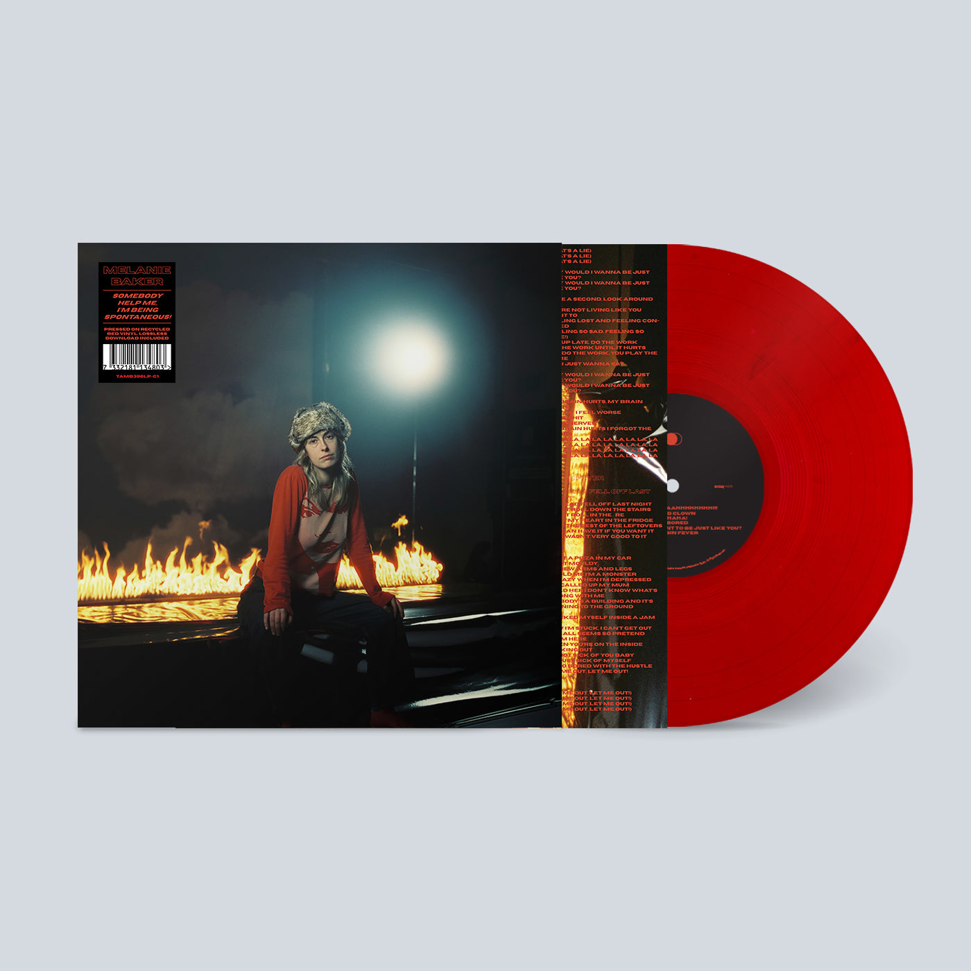PRE-ORDER: Melanie Baker "Somebody Help Me, I’m Being Spontaneous!" LP (Red Marble Vinyl)