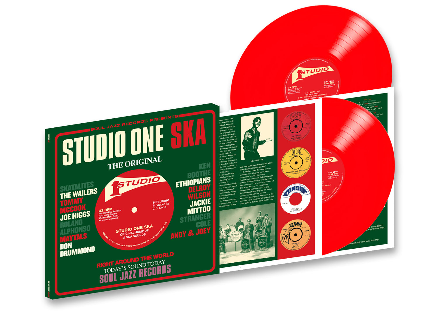 PRE-ORDER: Soul Jazz Records presents "STUDIO ONE SKA" 2xLP (Red Vinyl)