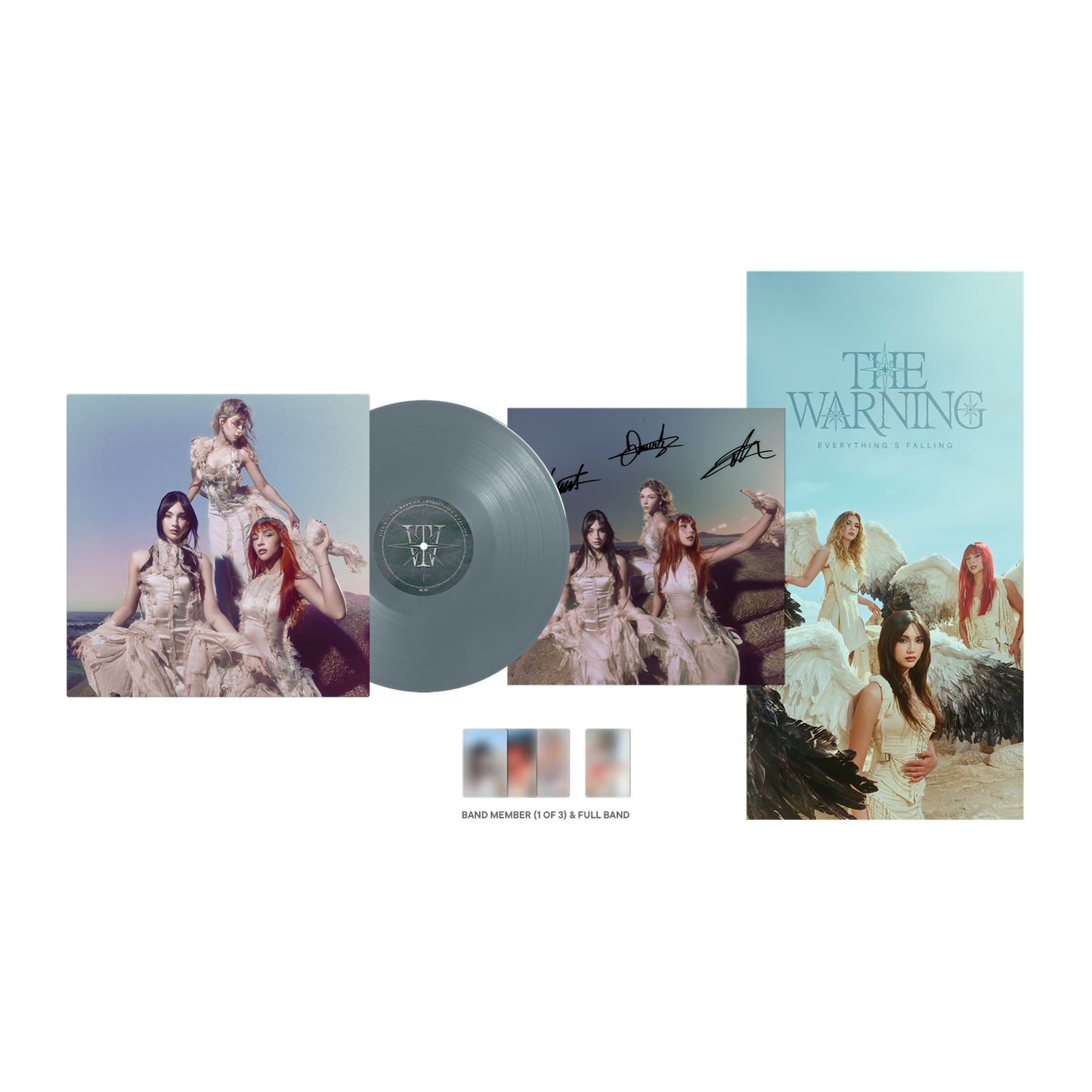 PRE-ORDER: The Warning "Everything’s Falling" LP ("Deep Ocean" Color Vinyl, SIGNED Insert)