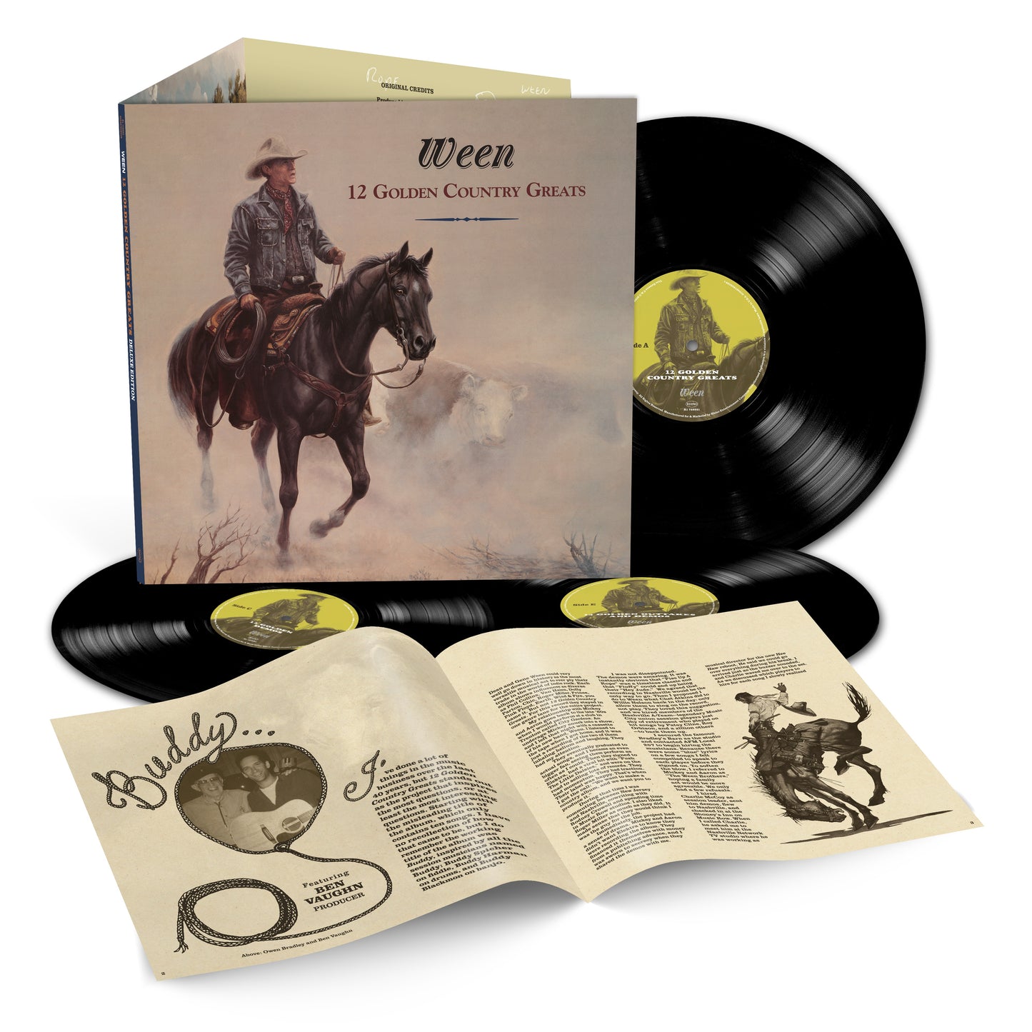 PRE-ORDER: Ween "12 Golden Country Greats (Deluxe Edition)" 3xLP