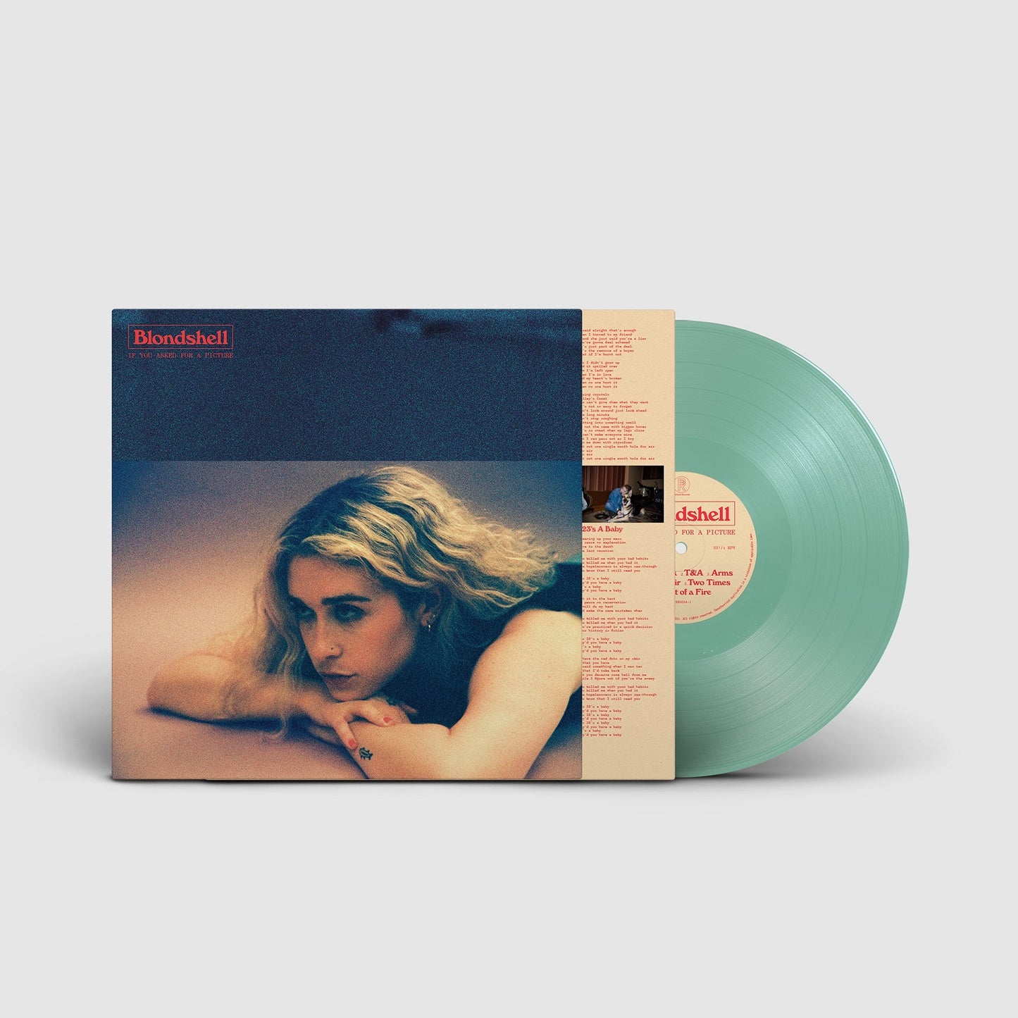 Blondshell "If You Asked For A Picture" LP (Indie Exclusive Coke Bottle Clear Vinyl)