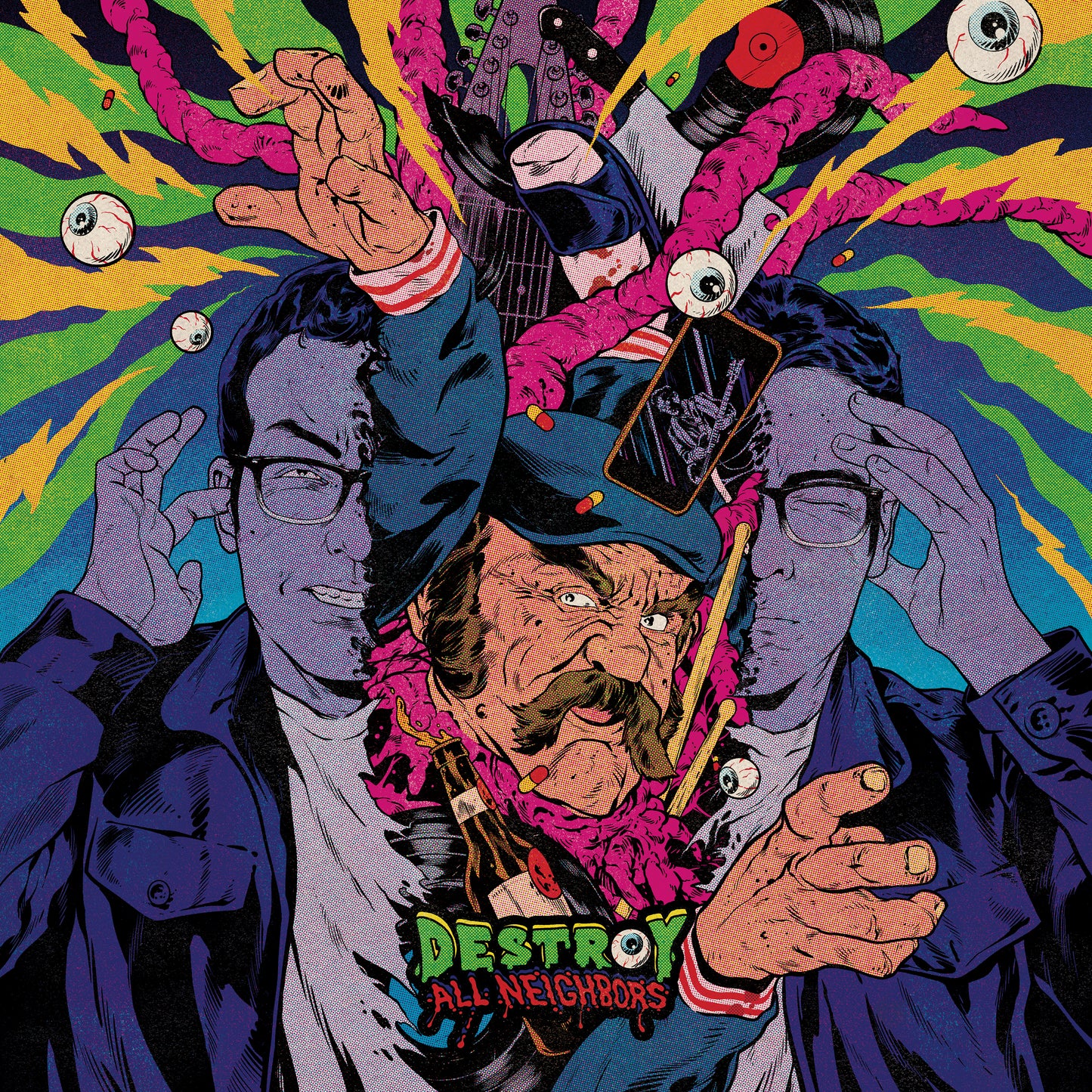 Ryan Kattner & Brett Morris "Destroy All Neighbors" LP (Color Vinyl)