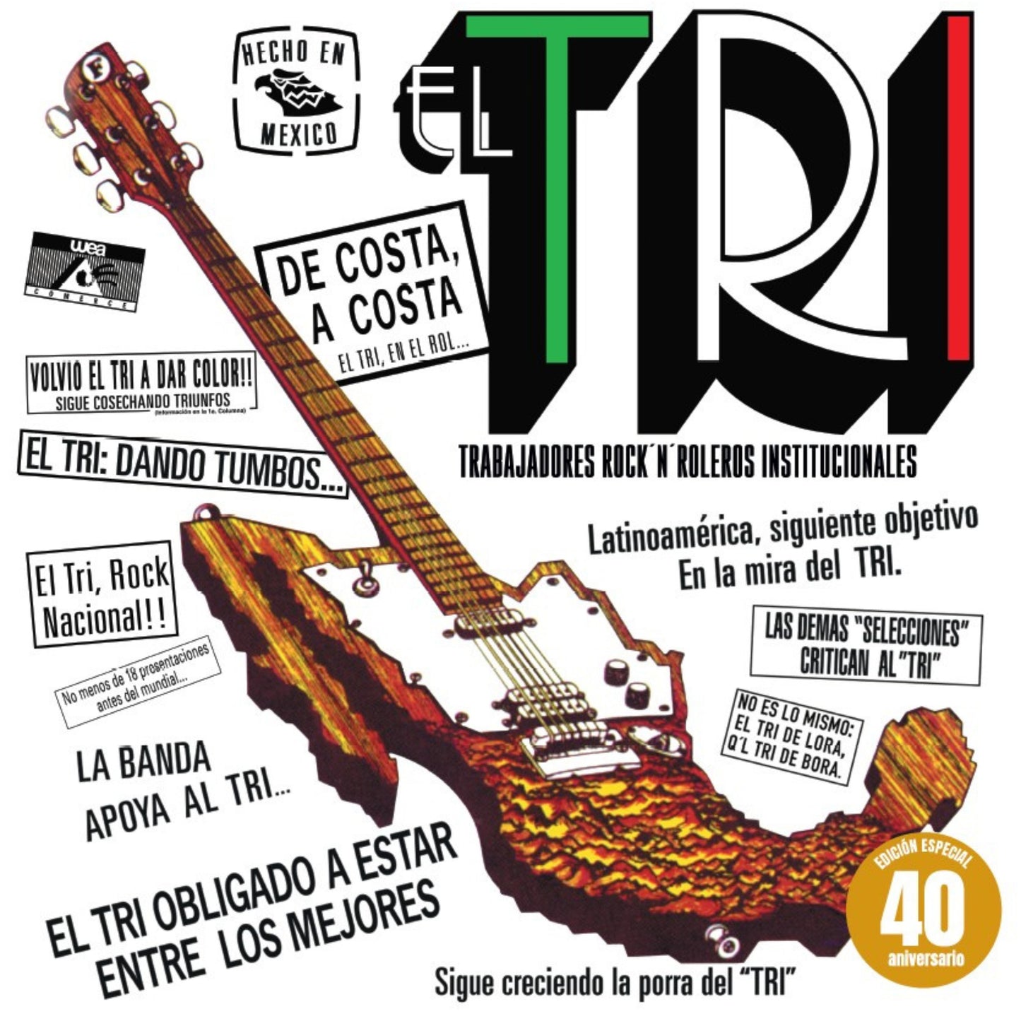 PRE-ORDER: El Tri "Hecho en Mexico" LP