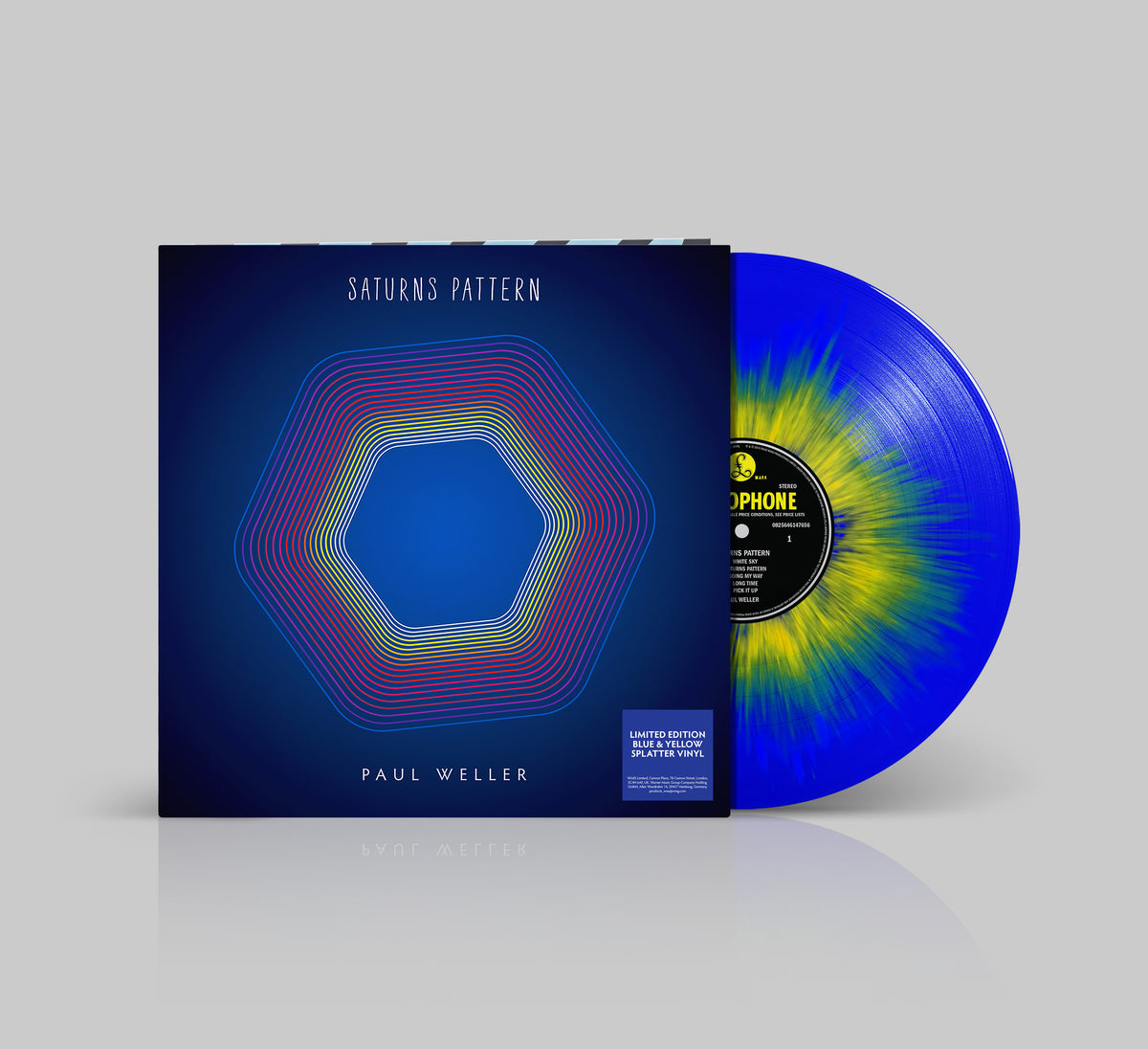 PRE-ORDER: Paul Weller "Saturns Pattern" LP (Blue & Yellow Splatter Vinyl)
