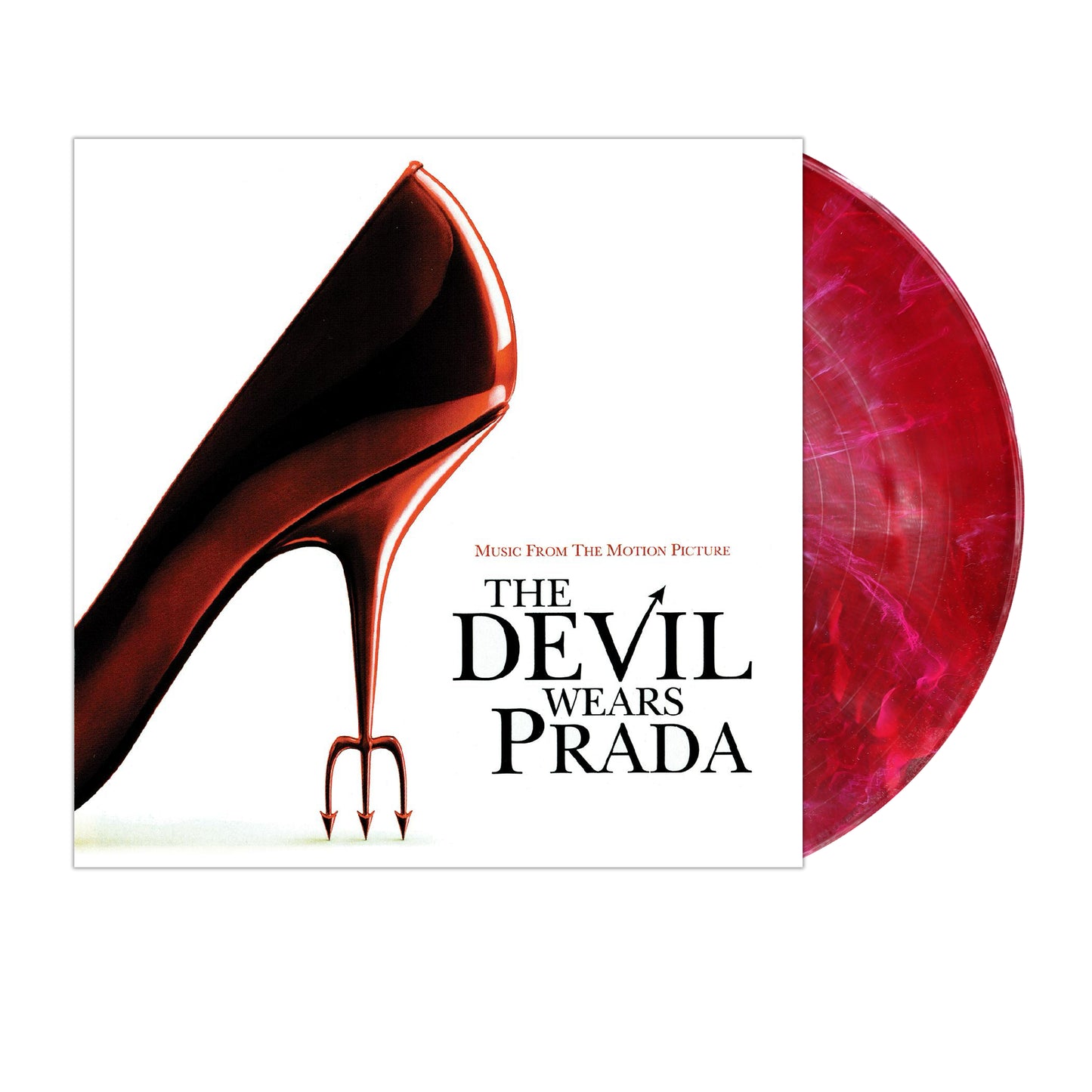 PRE-ORDER: V/A "Music from the Motion Picture The Devil Wears Prada - 20th Anniversary" LP (Devil Vs. Angel Red with White Swirl Vinyl)