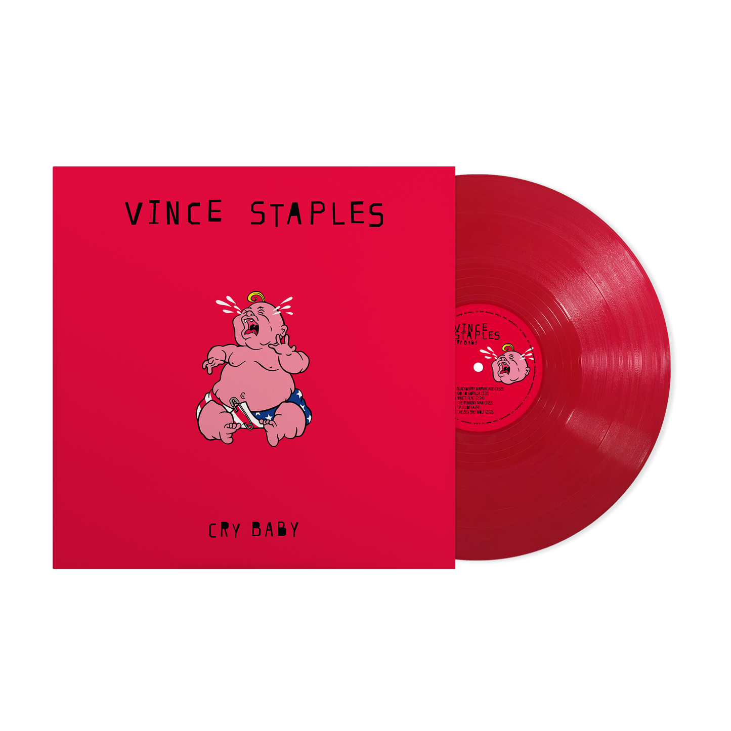 PRE-ORDER: Vince Staples "Cry Baby" LP (Indie Exclusive Red Vinyl)