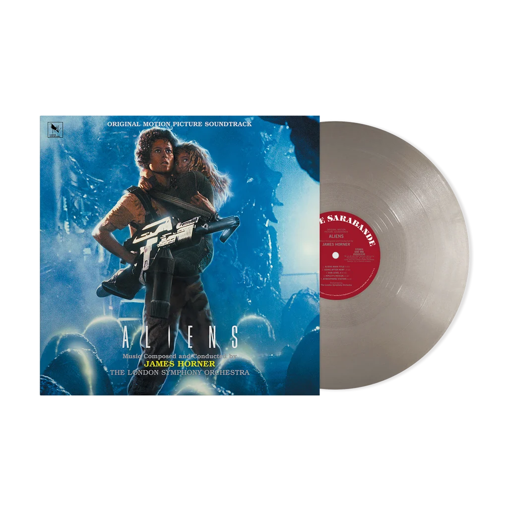 PRE-ORDER: James Horner "Aliens (Original Motion Picture Soundtrack) (40th Anniversary)" LP (Silver Vinyl)