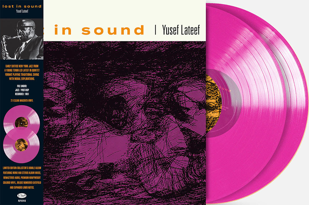 PRE-ORDER: Yusef Lateef "Lost in Sound" 2xLP (Indie Exclusive 180g Clear Magenta Vinyl)