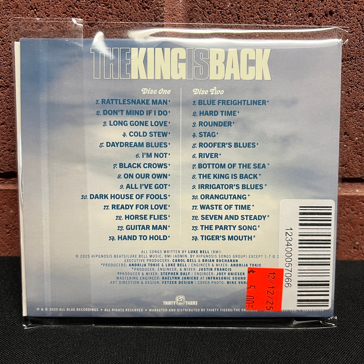 Used CD: Luke Bell "The King Is Back" 2xCD