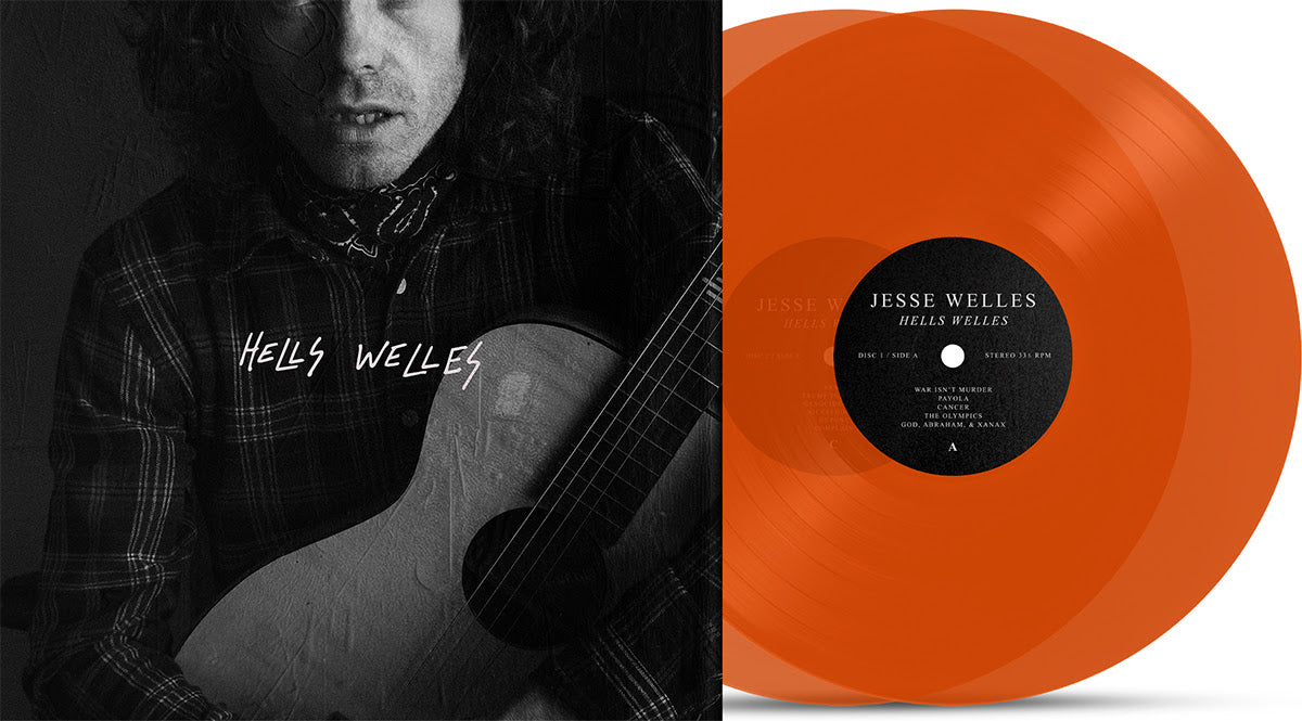 PRE-ORDER: Jesse Welles "Hells Welles" 2xLP (Indie Exclusive Clear Orange Vinyl)