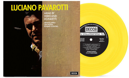 Luciano Pavarotti "Arias By Verdi And Donizetti" LP (Transparent Yellow Vinyl)