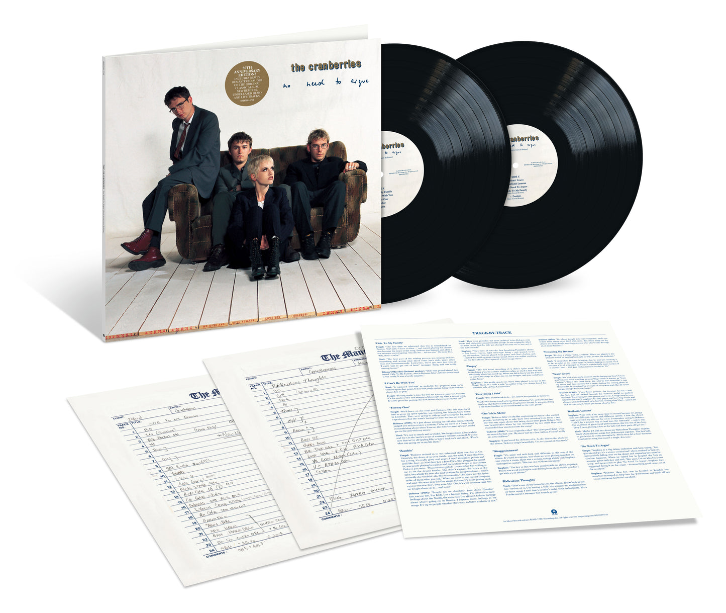 The Cranberries "No Need To Argue (30th Anniversary Edition)" 2xLP (Deluxe Edition)