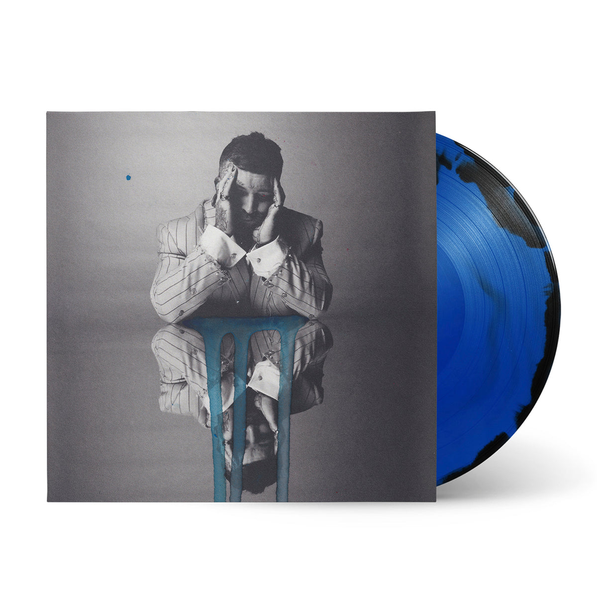 PRE-ORDER: Teddy Swims "UGLY" LP (Indie Exclusive Black and Blue Vinyl)