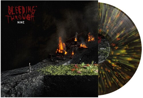 Bleeding Through "Nine" LP (Forest Green Orange & Yellow Splatter Vinyl)