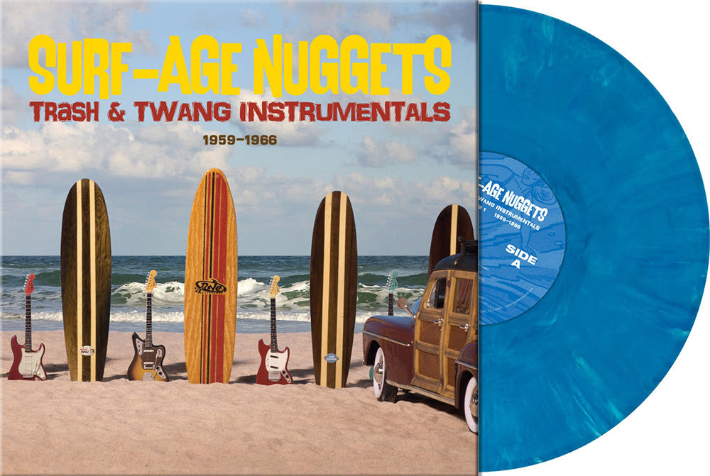 PRE-ORDER: V/A "Surf-Age Nuggets: Trash & Twang Instrumentals" LP (Indie Exclusive Laguna Blue Marble Vinyl)