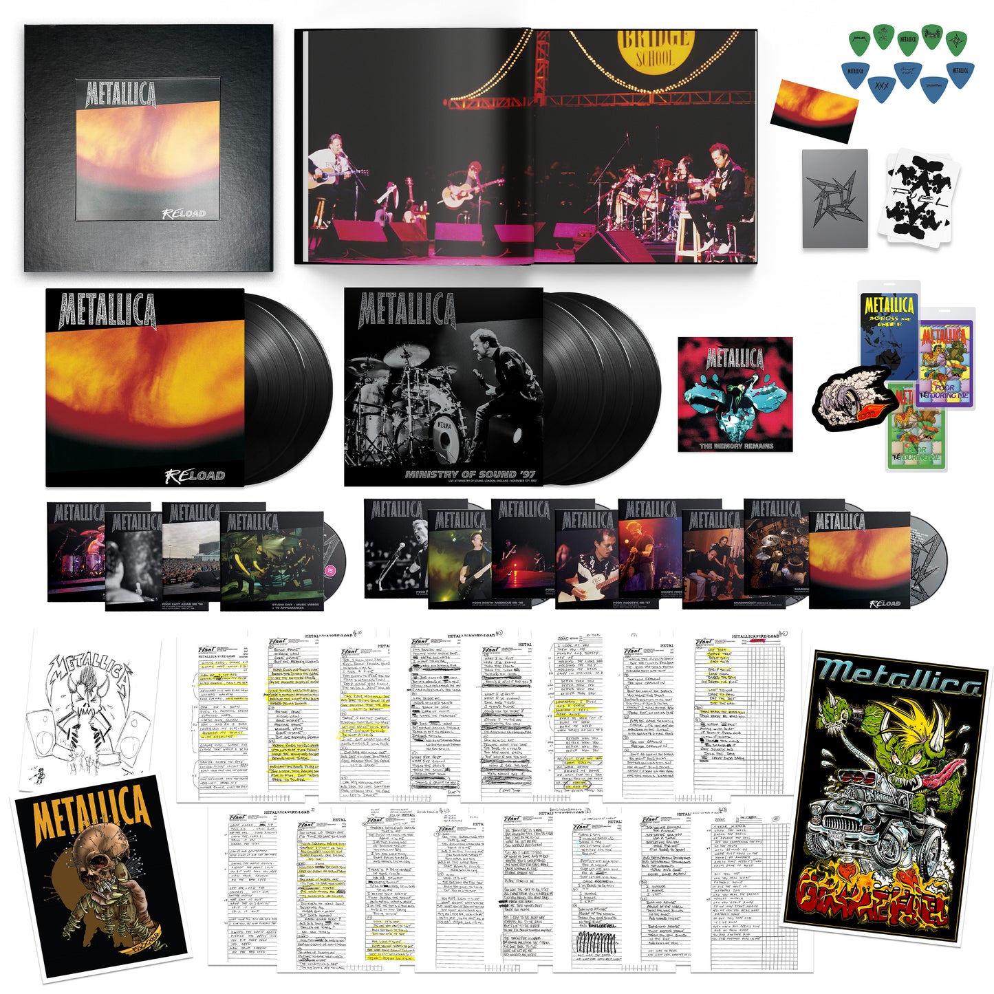 PRE-ORDER: Metallica "ReLoad (Remastered Deluxe Box Set)" 2xLP + 15xCD Box Set (180g Vinyl)