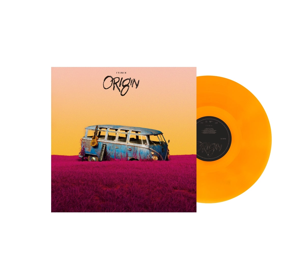 Trinix "ORIGIN" LP (Transparent Orange Vinyl)
