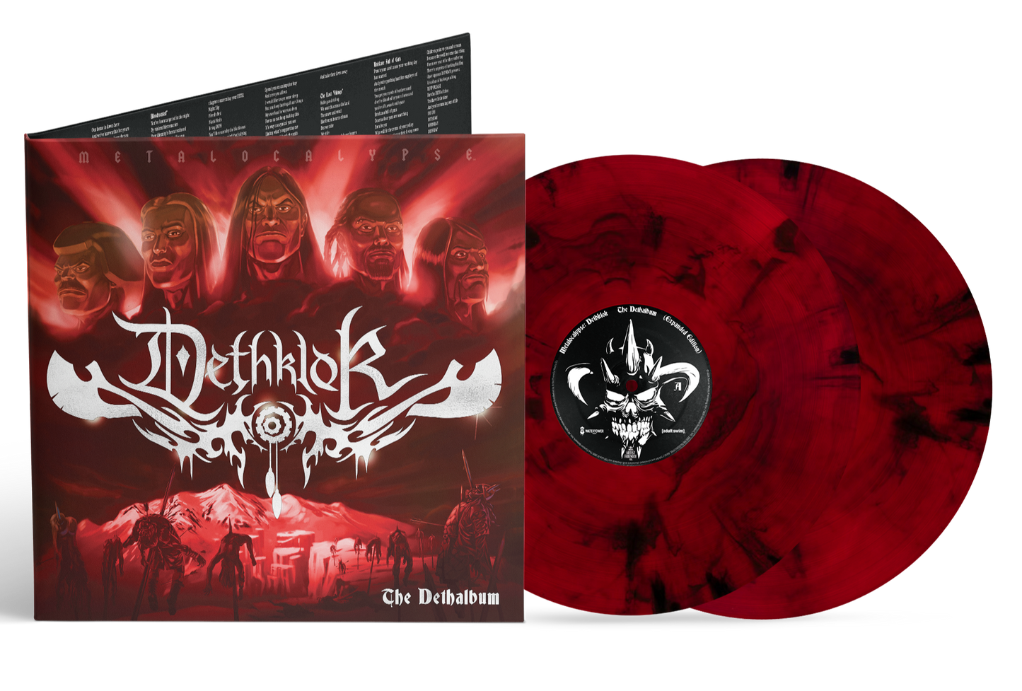 Dethklok "The Dethalbum" LP (Apple Black Wave Vinyl)