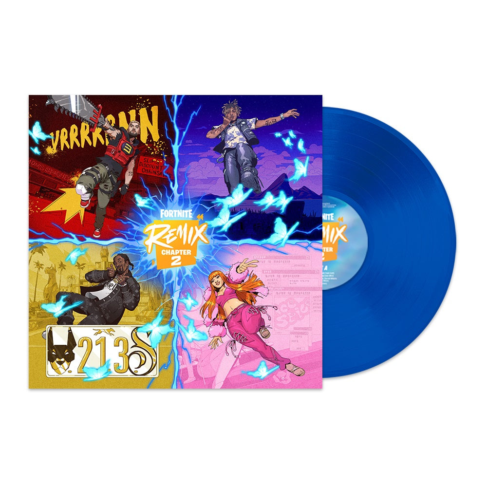 Various Artists —"Fortnite Remix Chapter 2" LP (Indie Exclusive Blue Vinyl)