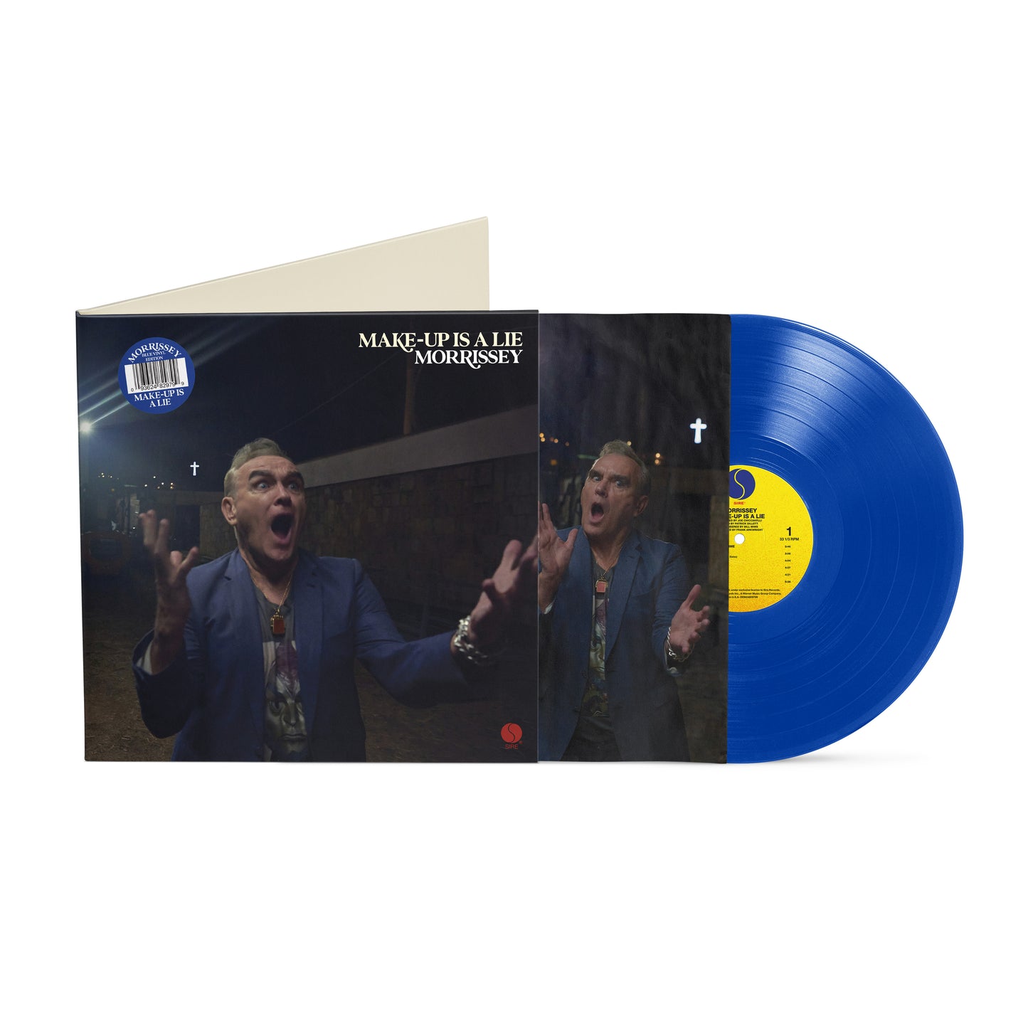 Morrissey "Make-Up Is A Lie" LP (Blue Vinyl)