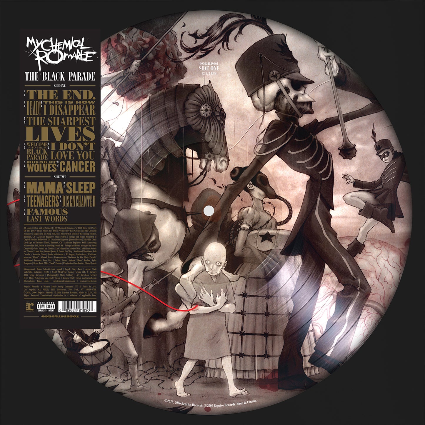 PRE-ORDER: My Chemical Romance "The Black Parade" LP (Picture Disc)
