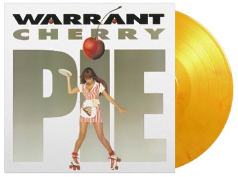 Warrant "Cherry Pie" LP (180g Yellow Marble Vinyl, IMPORT)